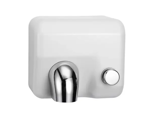 Suszarka do rąk MERIDA STARFLOW PLUS z przyciskiem, biała z powłoką AFP Suszarka do rąk Merida Starflow Plus 2300W biała stal nierdzewna z LED