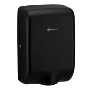 Czarna suszarka do rąk Merida Turbo Jet Slim Mini 700W