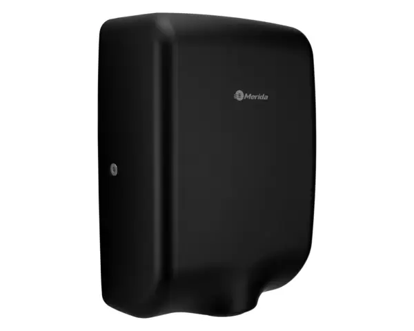 Suszarka do rąk MERIDA TURBO JET SLIM MINI, czarna Suszarka do rąk Merida Turbo Jet Slim Mini z filtrem gąbkowym