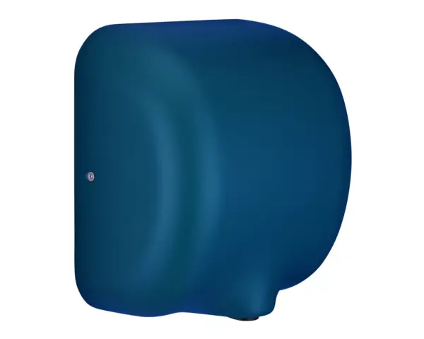 Suszarka do rąk MERIDA TURBO JET BLUE LINE, niebieska Suszarka Merida Turbo Jet Blue Line widok z boku, niebieska obudowa