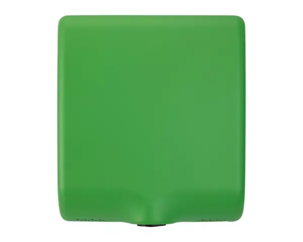 Suszarka do rąk MERIDA TURBO JET SLIM GREEN LINE, zielona Suszarka Merida Turbo Jet Slim zielona powłoka strukturalna boczny widok