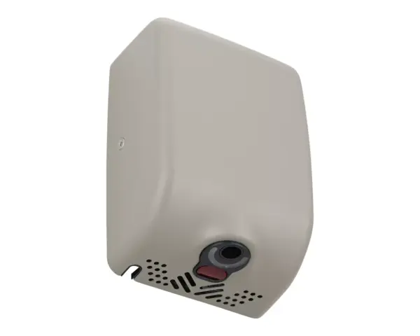 Suszarka do rąk MERIDA TURBO JET SLIM MINI STONE GREY LINE, szara kamienna Suszarka do rąk Merida 700 W montowana na ścianie, kolor szary kamienny