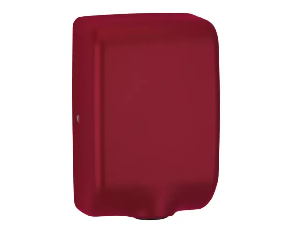 Suszarka do rąk MERIDA TURBO JET SLIM MINI RED LINE, czerwona Czerwona suszarka do rąk Merida Turbo Jet Slim Mini widok z przodu