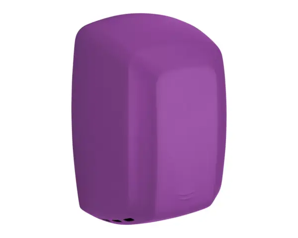 Suszarka do rąk MERIDA MACHFLOW VIOLET LINE, fioletowa Suszarka do rąk Merida Machflow Violet Line widok z boku
