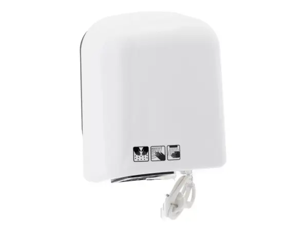 Suszarka do rąk MERIDA ECOFLOW PLUS, tworzywo ABS, biała Biała suszarka do rąk Merida Ecoflow Plus z tworzywa ABS