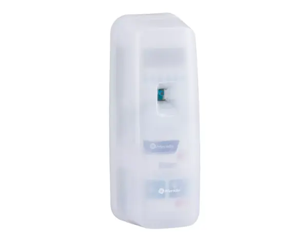 Elektroniczny odświeżacz powietrza LCD MERIDA HARMONY, tworzywo, biały transparentny Wkład zapachowy do odświeżacza Merida Harmony LCD