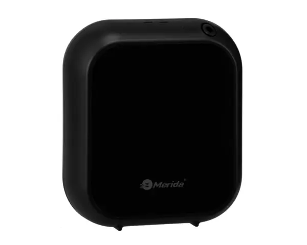 Elektroniczny dyfuzor zapachów, MERIDA AROMA, czarny, bluetooth Czarny elektroniczny dyfuzor zapachów Merida Aroma z Bluetooth