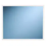 Lustro MERIDA STELLA 50x60 cm z wąską białą ramą 18 mm