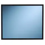 Lustro ścienne 50x60 cm w czarnej metalowej ramie montaż pionowy lub poziomy