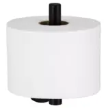 Uchwyt zapasowej rolki WC MERIDA STELLA BLACK LINE – strukturalna czarna powłoka