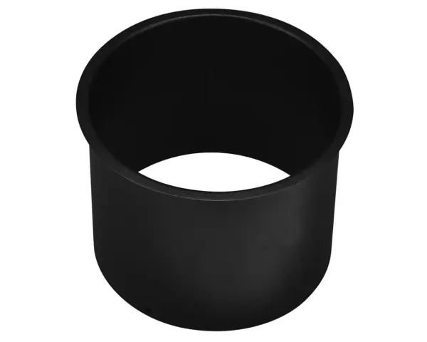 Kołnierz kosza nablatowy okrągły MERIDA STELLA BLACK LINE, czarny Kołnierz kosza nablatowego okrągły czarny do otworu 152–156 mm
