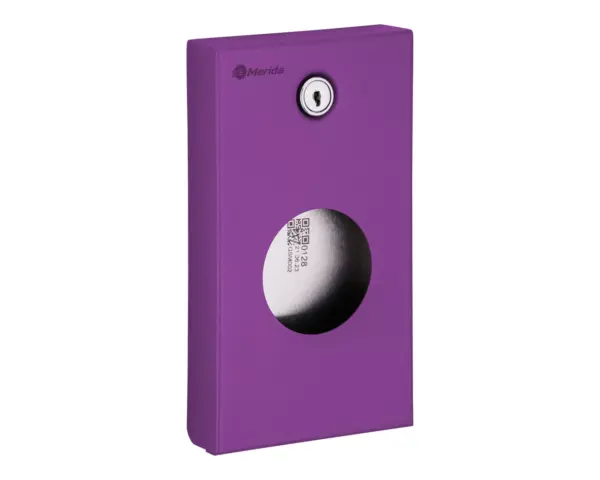 Pojemnik na torebki higieniczne MERIDA STELLA VIOLET LINE, fioletowy Otwarty pojemnik na torebki higieniczne MERIDA STELLA VIOLET LINE z wkładem