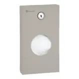 Pojemnik Merida Stella Stone Grey na torebki higieniczne widok boczny