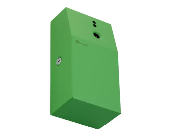 Obudowa odświeżaczy powietrza MERIDA STELLA GREEN LINE, zielona Stalowa zielona obudowa odświeżacza MERIDA STELLA, spawane i szlifowane łączenia