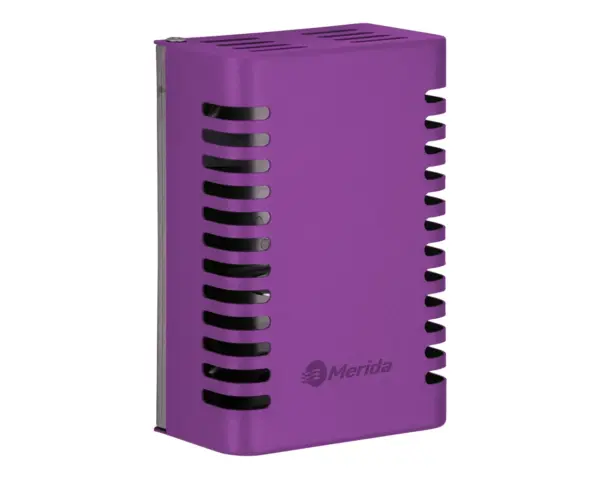 Odświeżacz powietrza V SOLID EVOLUTION MERIDA STELLA VIOLET LINE, fioletowy Fioletowy odświeżacz powietrza Merida ze strukturalną powłoką ze stali nierdzewnej