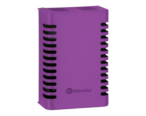 Odświeżacz powietrza V SOLID EVOLUTION MERIDA STELLA VIOLET LINE, fioletowy Odświeżacz powietrza na żelowe wkłady zapachowe z otworami wentylacyjnymi