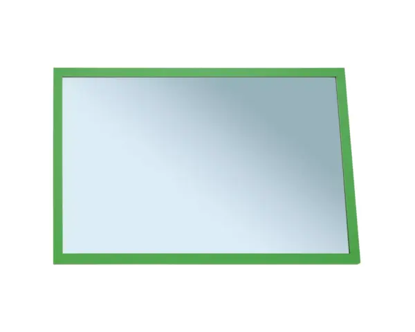 Lustro w ramie metalowej - zielonej MERIDA STELLA GREEN LINE, 40 x 60 cm Zielona metalowa rama lustra 40x60 cm, szerokość ramki 18 mm