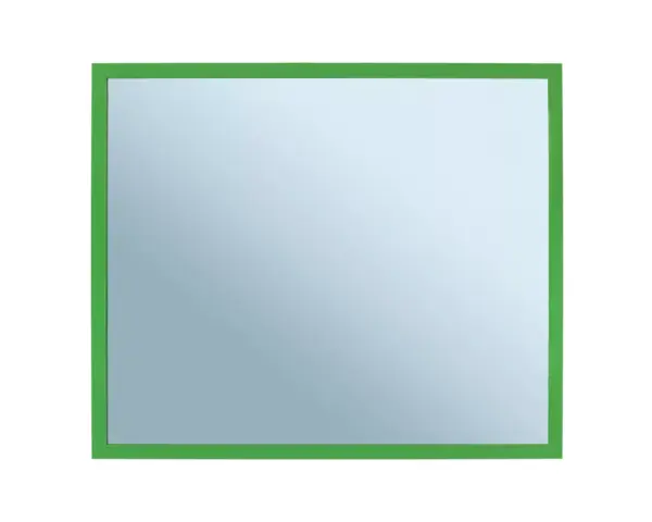 Lustro w ramie metalowej - zielonej MERIDA STELLA GREEN LINE, 50 x 60 cm Lustro prostokątne 50x60 cm w zielonej ramie malowanej proszkowo