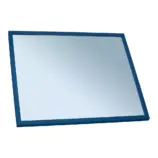 Lustro STELLA BLUE LINE 50x60 cm w niebieskiej ramie, widok boczny