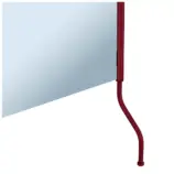 Mocowanie ścienne lustra uchylnego 50x60 cm czerwona rama