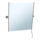 Lustro uchylne STELLA STONE GREY LINE zamontowane na ścianie
