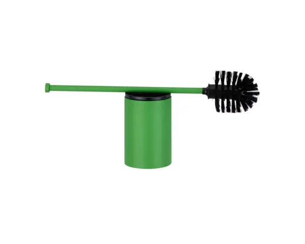 Szczotka do WC z uchwytem mocowanym do ściany, tuba krótka, MERIDA STELLA GREEN LINE, zielona Wymienna końcówka szczotki WC Merida Stella Green Line SZ13