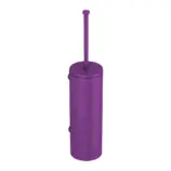 Szczotka do WC z uchwytem mocowanym do ściany, tuba z przykrywką, MERIDA STELLA VIOLET LINE, fioletowa