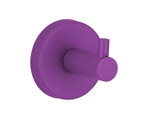 Wieszak pojedynczy MERIDA STELLA VIOLET LINE, fioletowy Pojedynczy wieszak STELLA VIOLET LINE widok z przodu