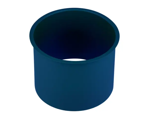 Kołnierz kosza nablatowy okrągły MERIDA STELLA BLUE LINE, niebieski Kołnierz kosza nablatowy okrągły niebieski do otworu 152–156 mm