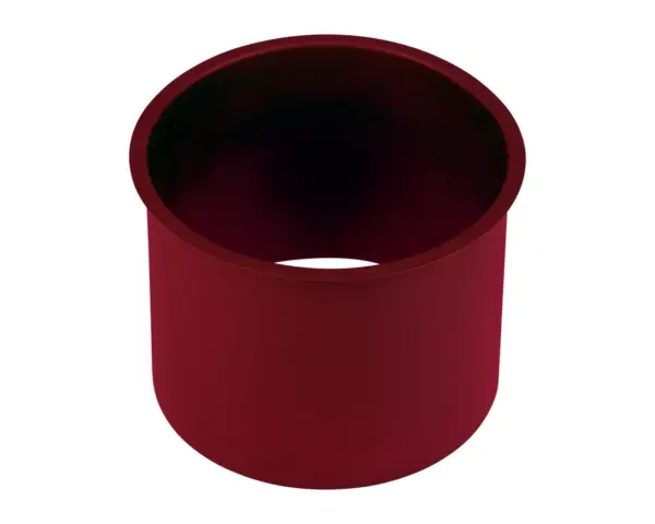 Kołnierz kosza nablatowy okrągły MERIDA STELLA RED LINE, czerwony Okrągły czerwony kołnierz kosza nablatowego do otworu 152–156 mm