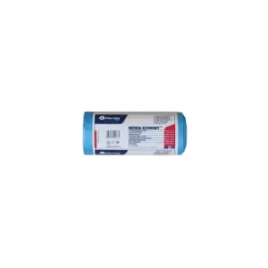 Niebieskie worki na śmieci 20 l HDPE/LDPE rolka 50 sztuk