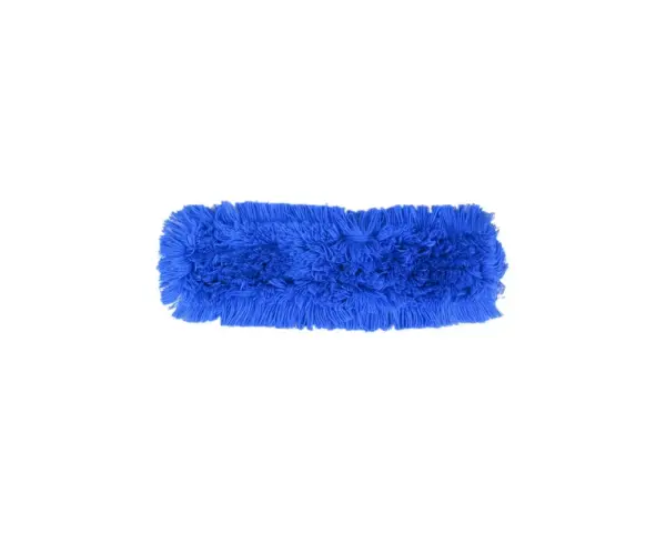 Mop do zamiatania DUSTMOP, akrylowy, niebieski, 80 cm Niebieski mop dustmop akrylowy 80 cm do suchego zamiatania