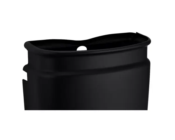 Kosz otwarty wiszący MERIDA AMADEUS SILKY BLACK, pojemność 40 l Kosz wiszący Merida Amadeus czarny jedwabiście matowy montaż ścienny