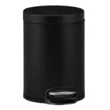 Kosz pedałowy SILENT SERENE 5 l metalowy czarny matowy