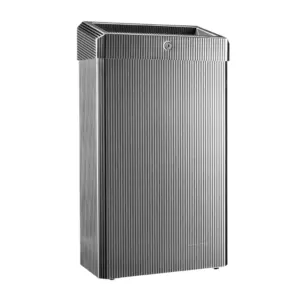 Kosz otwarty Merida Inox Design Pinstripe 27 l ze stożkowym otworem