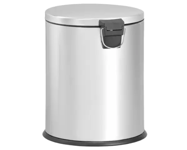 Kosz pedałowy KLASIK o poj. 5 l, matowy Matowy kosz pedałowy 5 l z ergonomicznym uchwytem