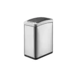 Bezdotykowy kosz automatyczny SENSOR 8 l, prostokątny, stal matowa