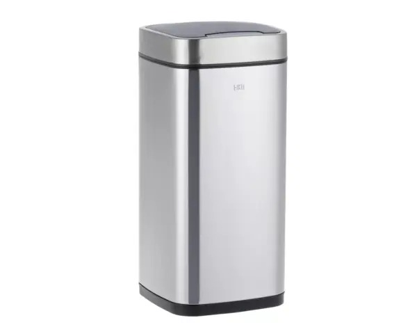 Kosz automatyczny SENSOR, bezdotykowy, kwadratowy, stal matowa 21 l Automatyczny kosz bezdotykowy SENSOR 21 l kwadratowy stal matowa