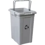 Podnoszone uchwyty z zaczepami do mocowania worka w koszu 33 l