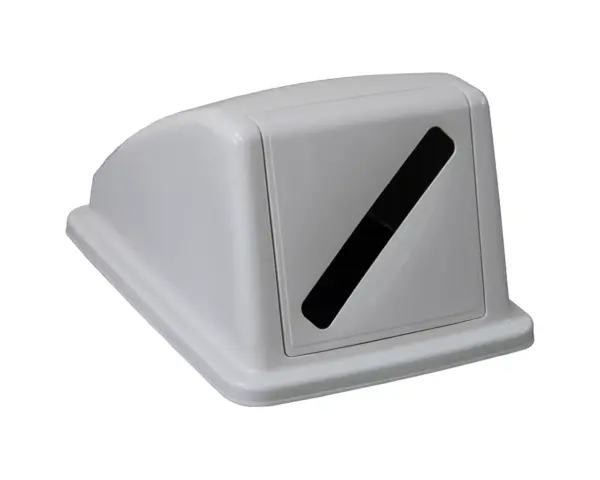 Pokrywa do kosza KJS705, szara, ze szczeliną Szara pokrywa do kosza KJS705 ze szczeliną 20,7x3,3 cm