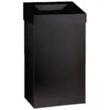 Kosz na odpady otwarty 45 l czarny z uchylną ramką na worek
