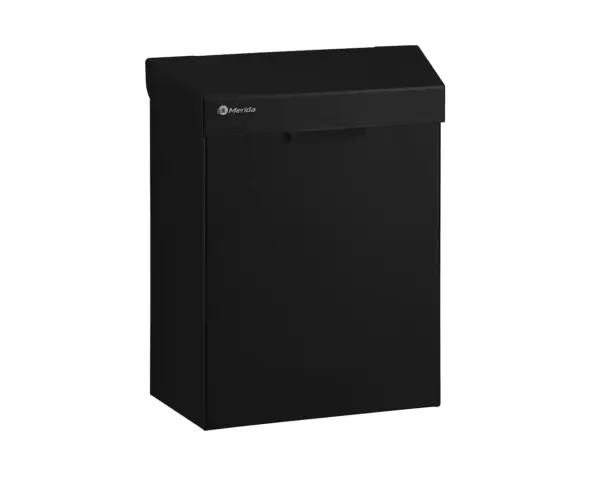 Kosz do damskich toalet MERIDA STELLA BLACK LINE 4,5 l, czarny Kosz MERIDA STELLA BLACK LINE z uchylną ramką do worka na odpady