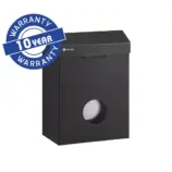 Kosz łazienkowy Merida Stella Black Line 4,4 l mocowany do ściany