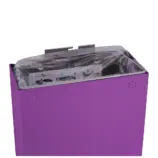 Kosz na odpady MERIDA STELLA SLIM VIOLET LINE szczegół spawanych łączeń boków