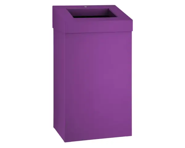 Kosz na odpady otwarty MERIDA STELLA VIOLET LINE, pojemność 45 l, filoetowy Kosz na odpady MERIDA STELLA 45 l z uchylną ramką na worek