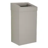 Kosz na odpady otwarty MERIDA STELLA STONE GREY LINE, pojemność 45 l, szary kamienny
