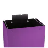 Kosz MERIDA STELLA VIOLET LINE otwarty widok z boku 45 l