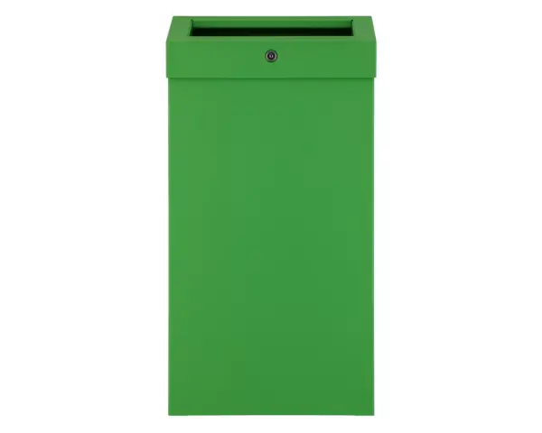 Kosz na odpady otwarty MERIDA STELLA SLIM GREEN LINE COMBO, pojemność 15 l, zielony Kosz Merida Stella Slim Green Line z uchylną ramką do worka na odpady