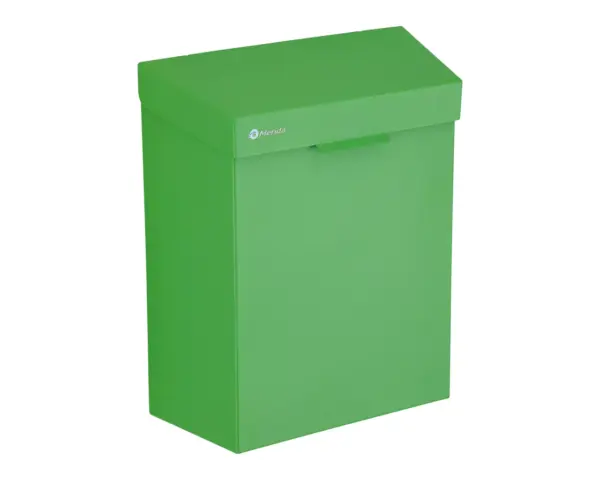 Kosz do damskich toalet MERIDA STELLA GREEN LINE 4,5 l, zielony Kosz Merida Stella Green Line z uchylną ramką na worek na odpady