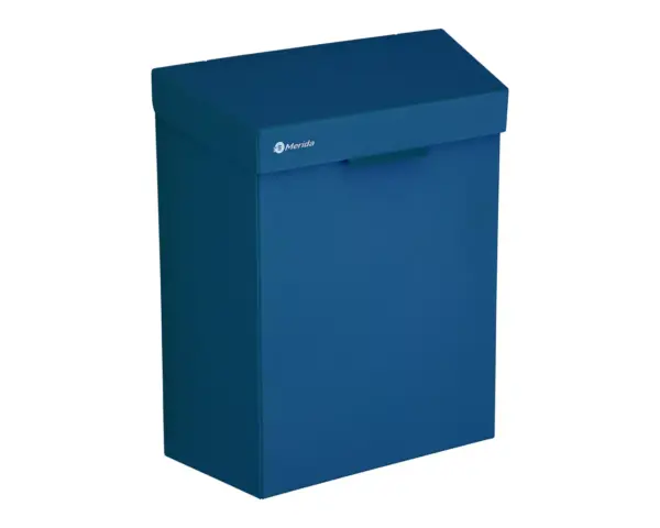 Kosz do damskich toalet MERIDA STELLA BLUE LINE 4,5 l, niebieski Kosz MERIDA STELLA BLUE LINE ze stali nierdzewnej, pojemność 4,5 l